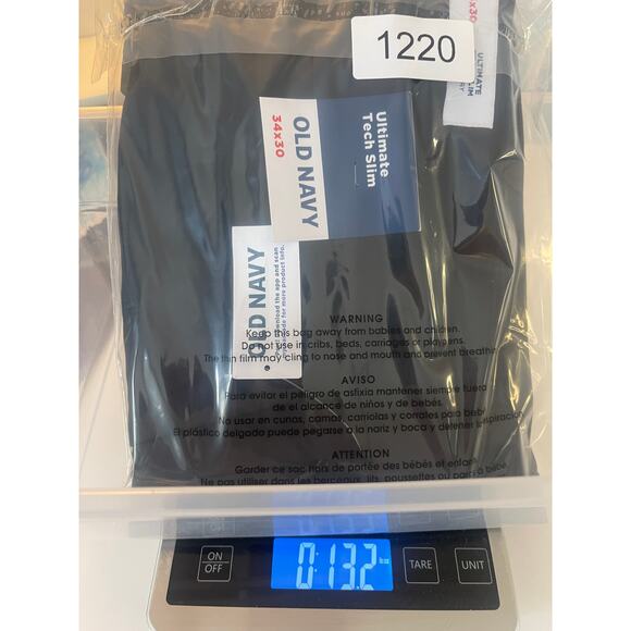 NWT Old Navy Black Ultimate Tech Slim Work Pants Size Mens 34 X 30 - Picture 5 of 5